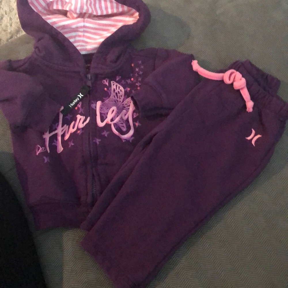 Baby girl Hurley hoodie
